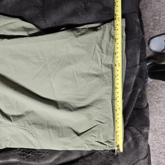 Lane Bryant Khaki Green Cargo Shorts Adjustable Length Plus Size 20 - Picture 6 of 8